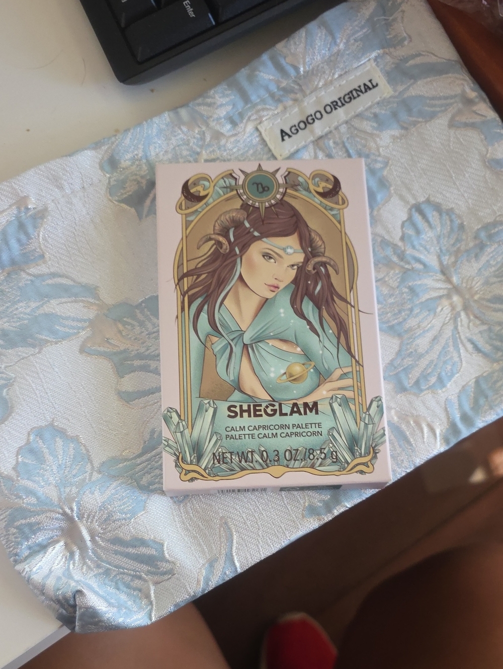 Sheglam Calm Capricorn Eyeshadow Palette - Mint Blue